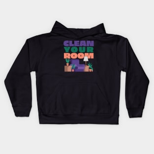 Clean Up Your Room - Jordan B. Peterson Fan Design Kids Hoodie